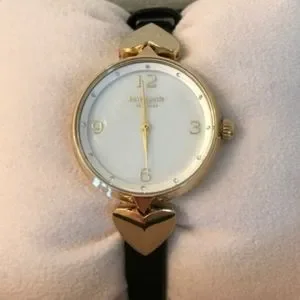 ♠️Kate Spade women’s Hollis Leather Watch in a french minute // my new kate spade new york hollis  main image 4